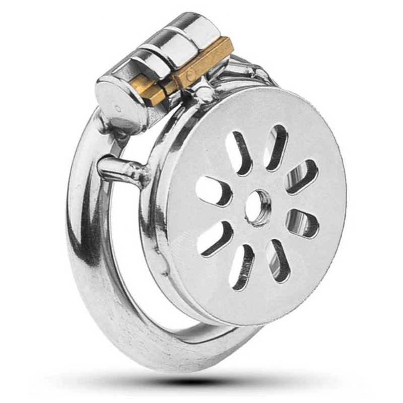 CockLock Cage de chasteté en métal Flat 2cm